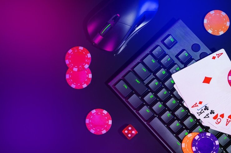Tampilan multi-kamera dari meja bakarat robintogell